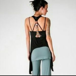 PrAna Tatum Beaded Tribal Boho Hippie Vest S